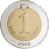 Монета 1 YTL
